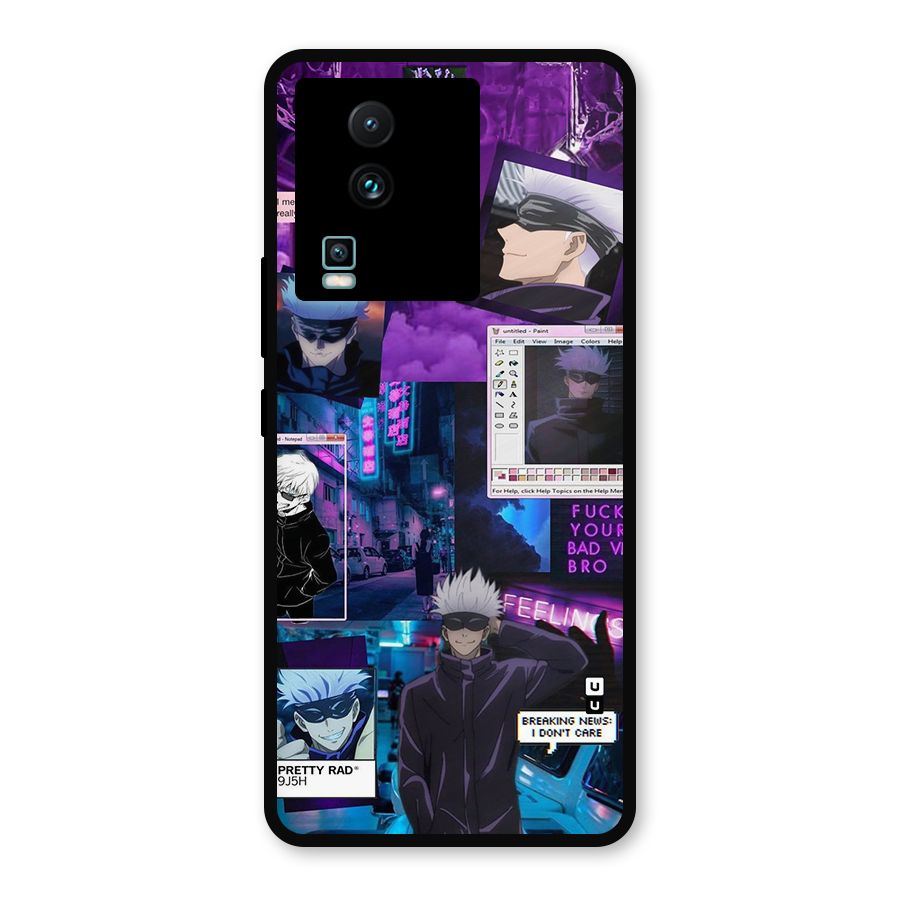 Gojo Quotes Bundle Metal Back Case for iQOO Neo 7 Pro