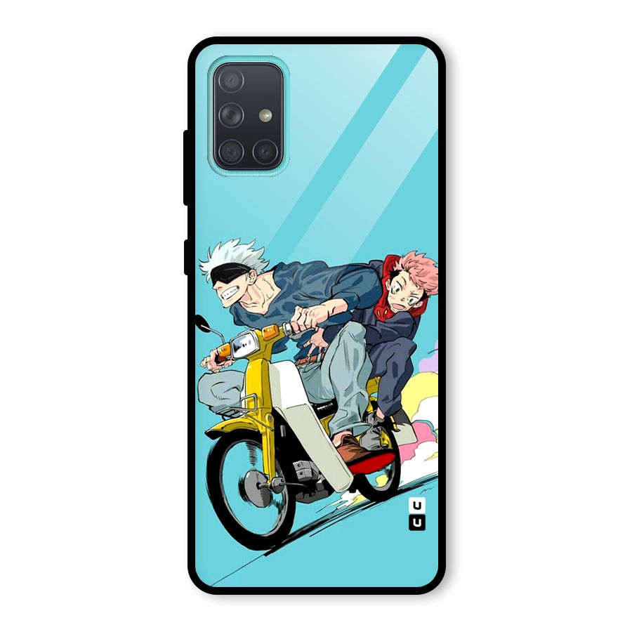 Gojo Ride Glass Back Case for Galaxy A71