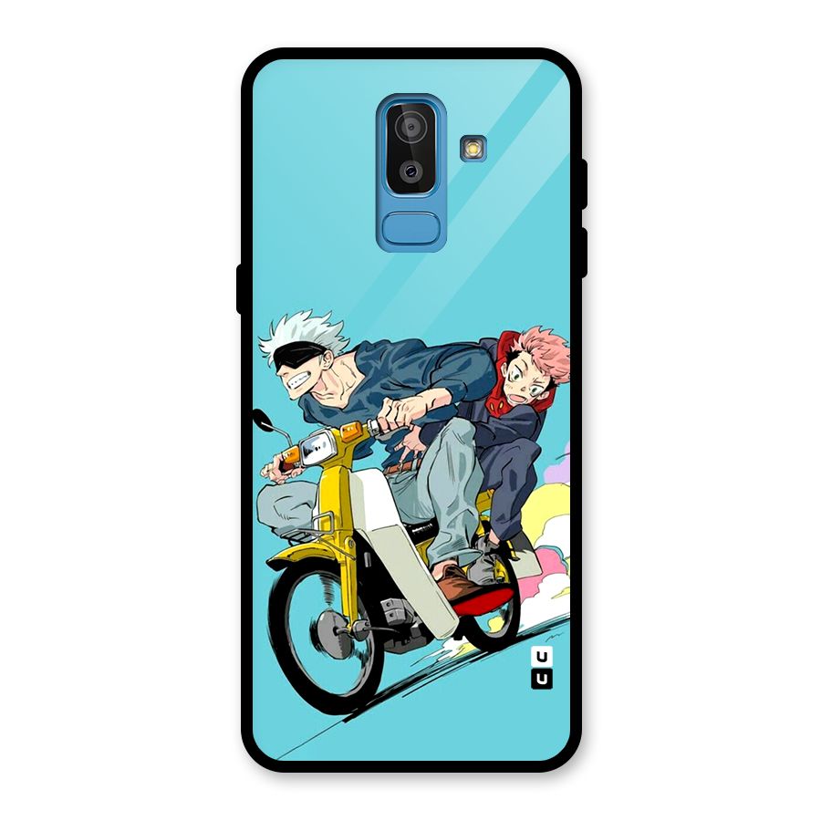 Gojo Ride Glass Back Case for Galaxy J8