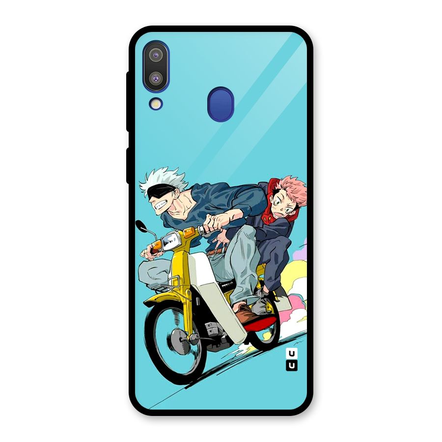 Gojo Ride Glass Back Case for Galaxy M20