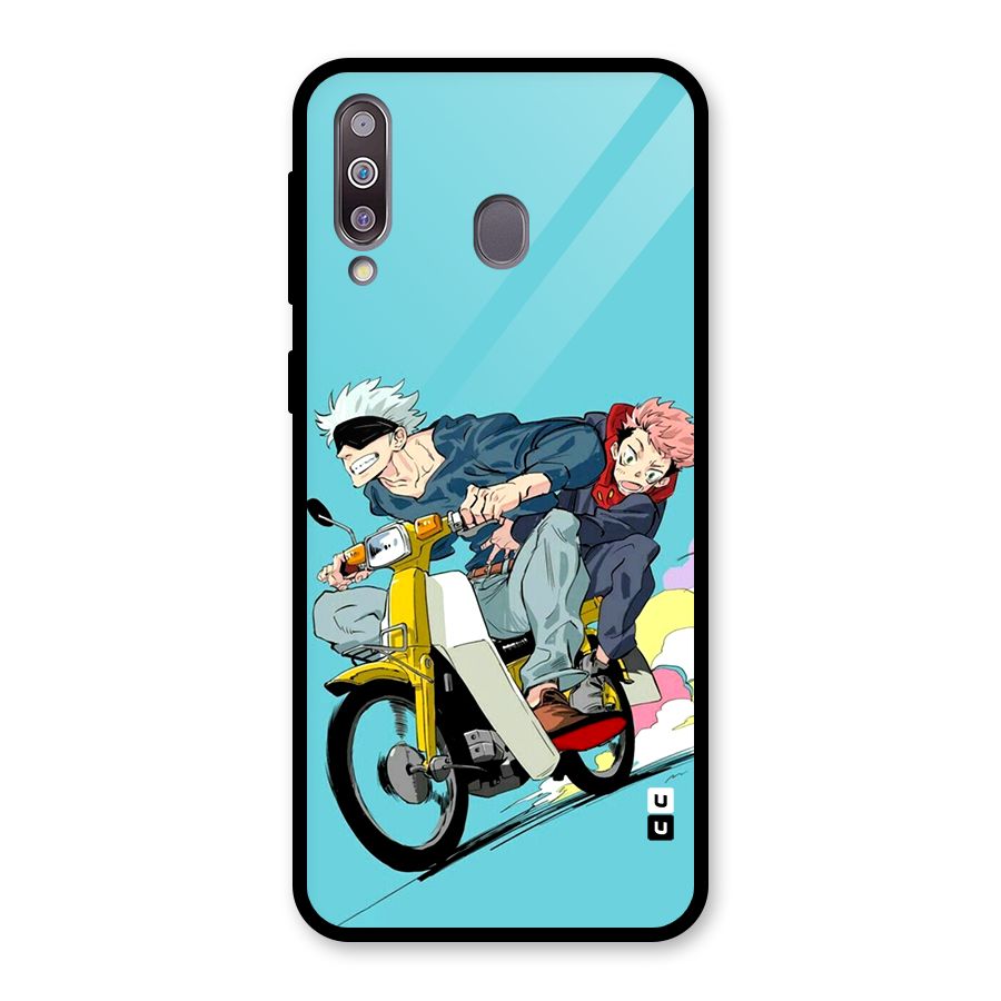Gojo Ride Glass Back Case for Galaxy M30
