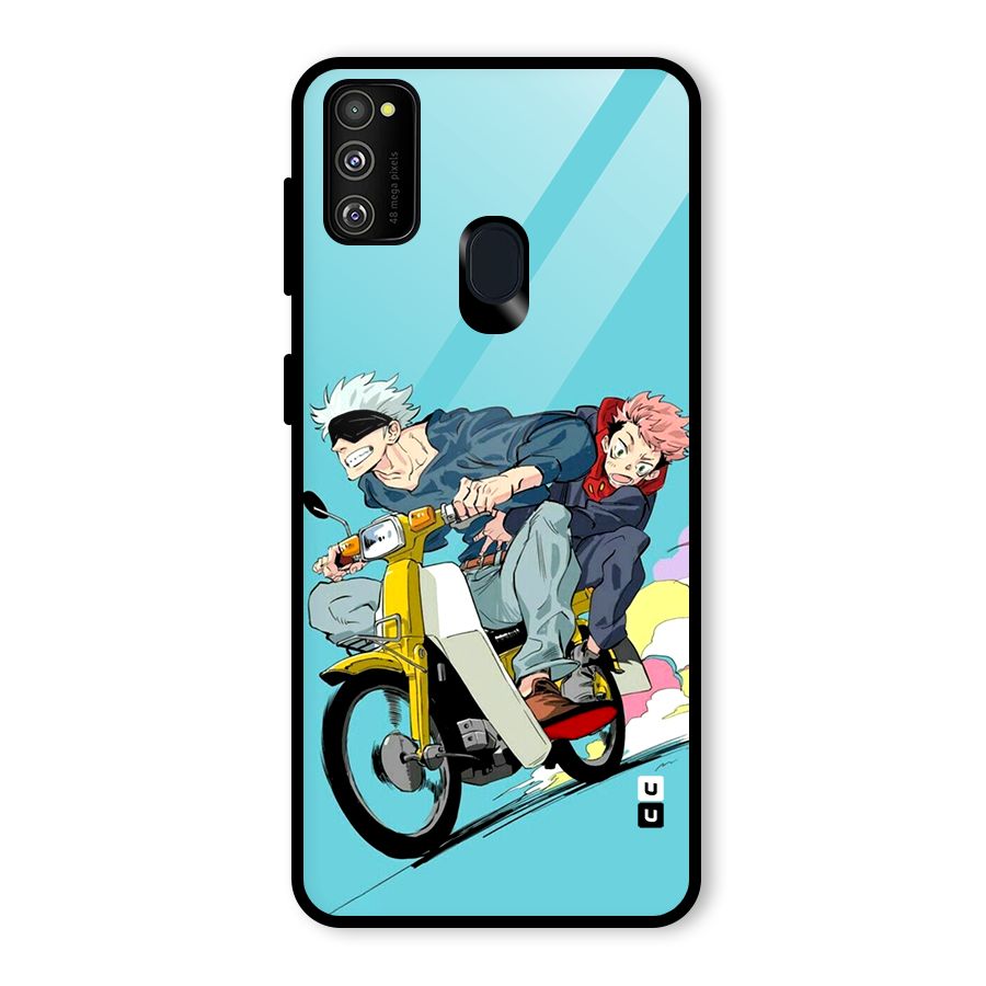 Gojo Ride Glass Back Case for Galaxy M30s