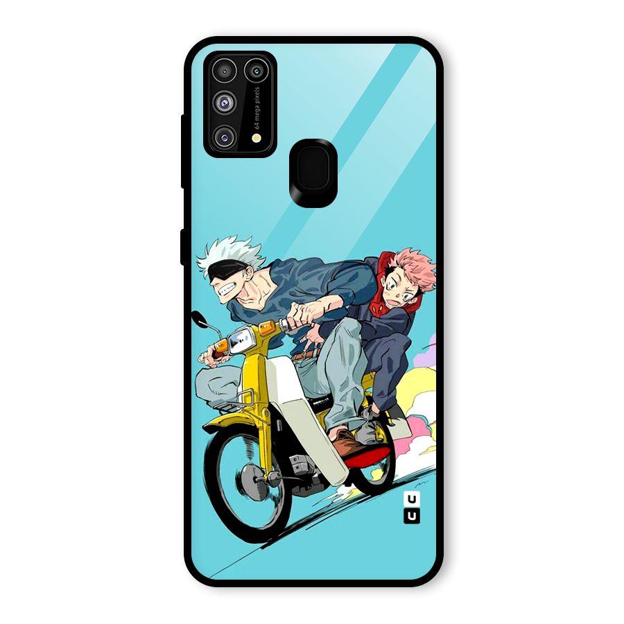 Gojo Ride Glass Back Case for Galaxy M31