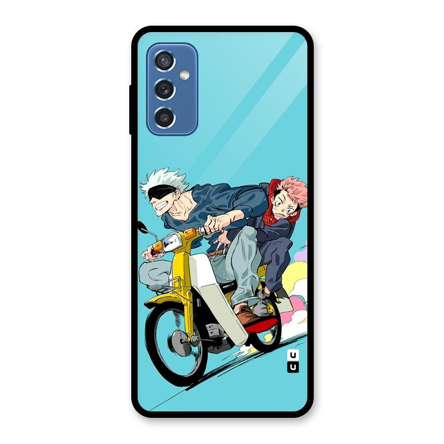 Gojo Ride Glass Back Case for Galaxy M52 5G