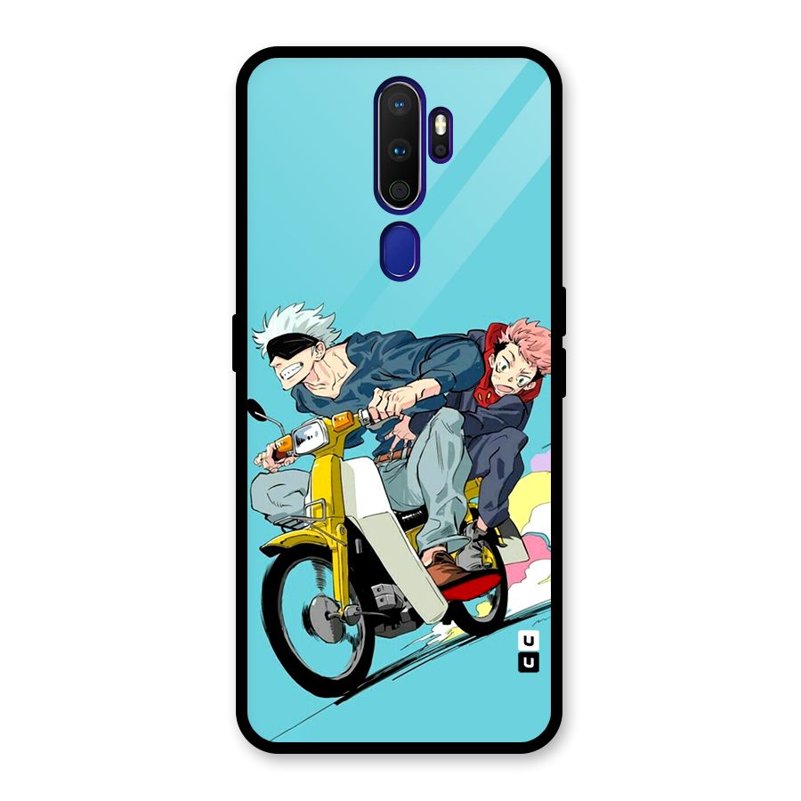 Gojo Ride Glass Back Case for Oppo A9 (2020)