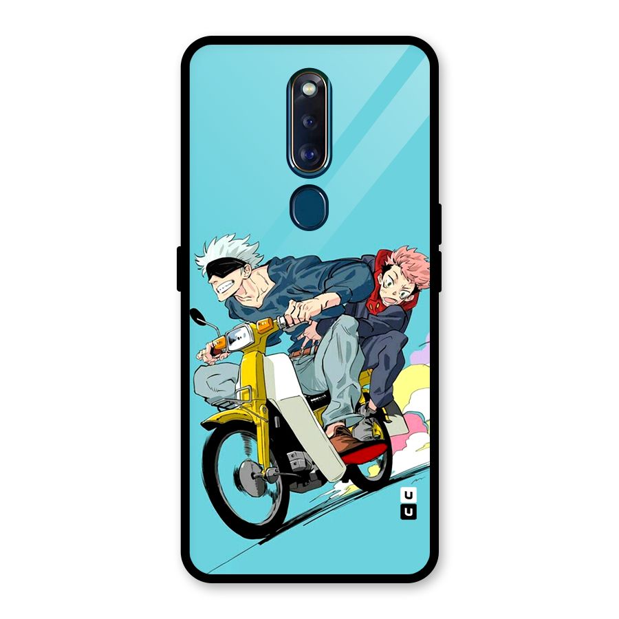 Gojo Ride Glass Back Case for Oppo F11 Pro