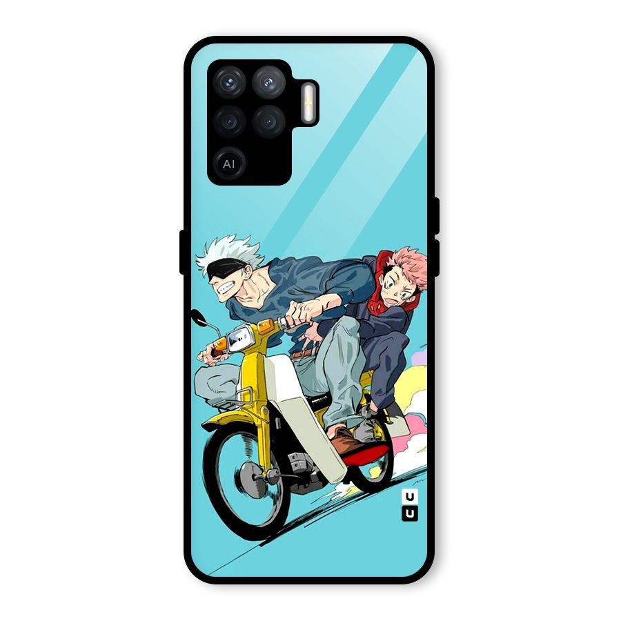 Gojo Ride Glass Back Case for Oppo F19 Pro