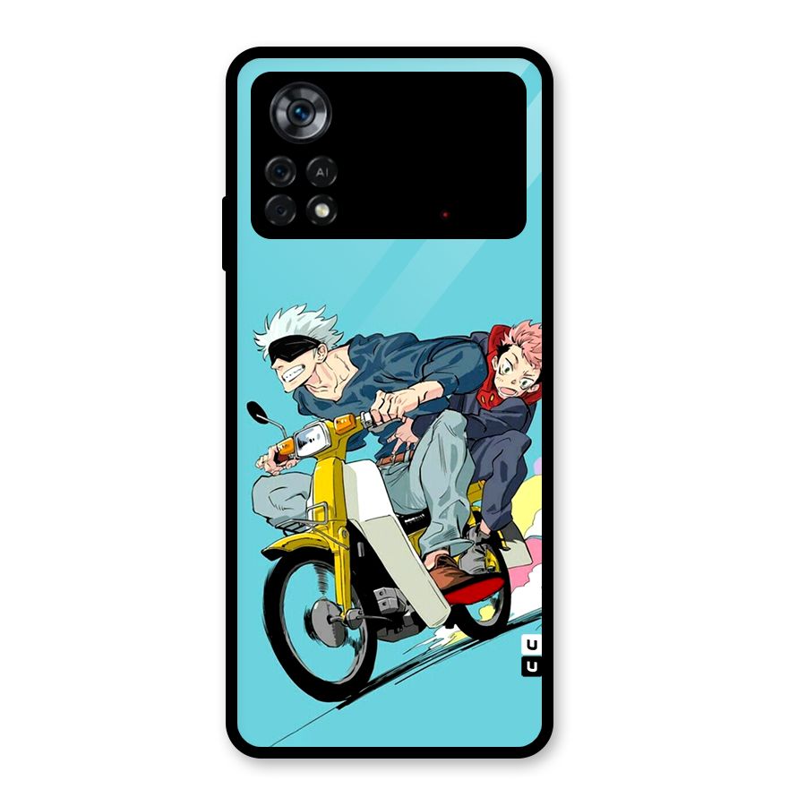 Gojo Ride Glass Back Case for Poco X4 Pro 5G