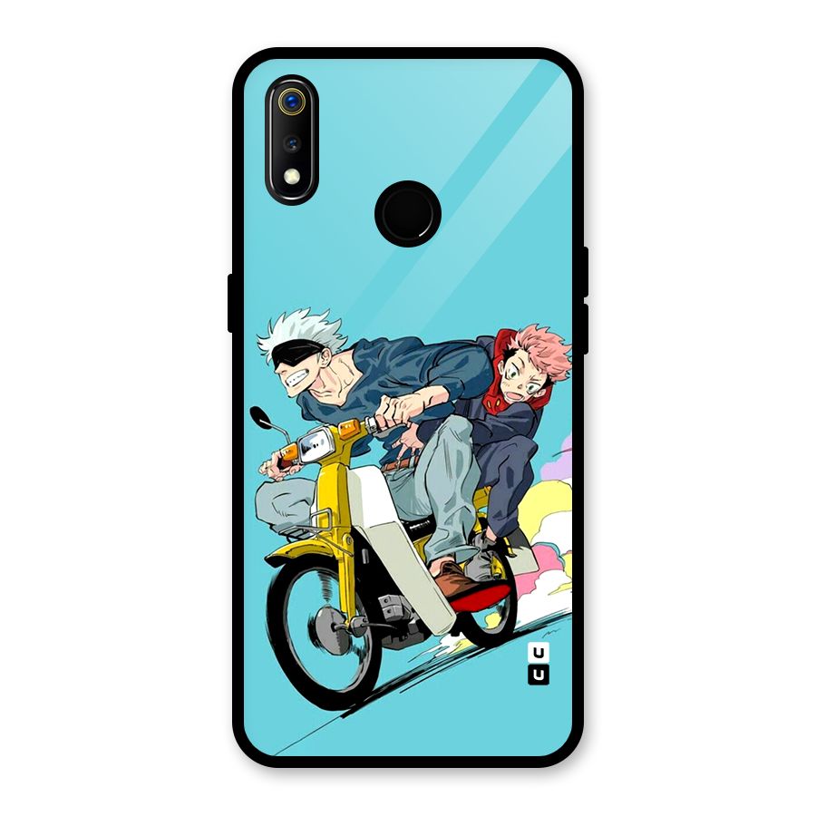 Gojo Ride Glass Back Case for Realme 3i