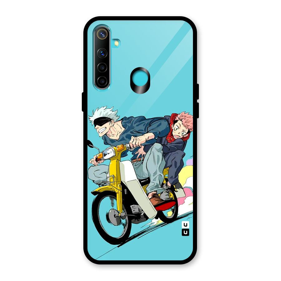 Gojo Ride Glass Back Case for Realme 5s