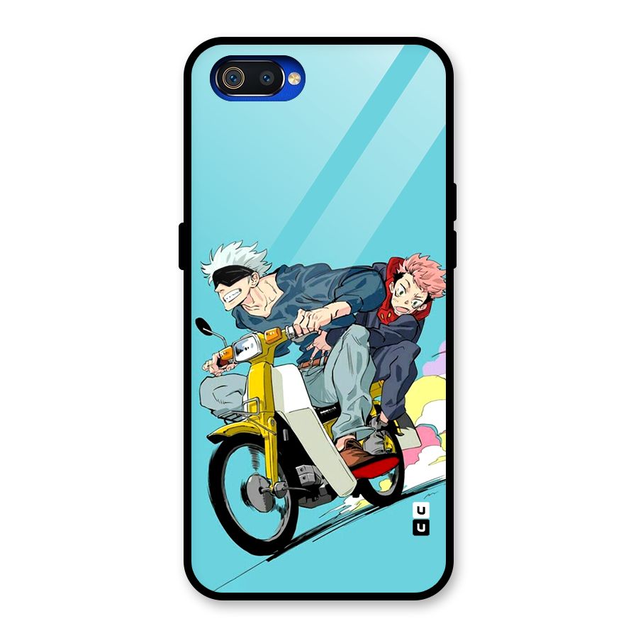 Gojo Ride Glass Back Case for Realme C2