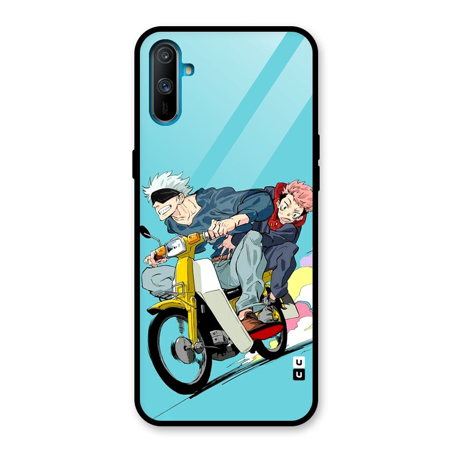 Gojo Ride Glass Back Case for Realme C3