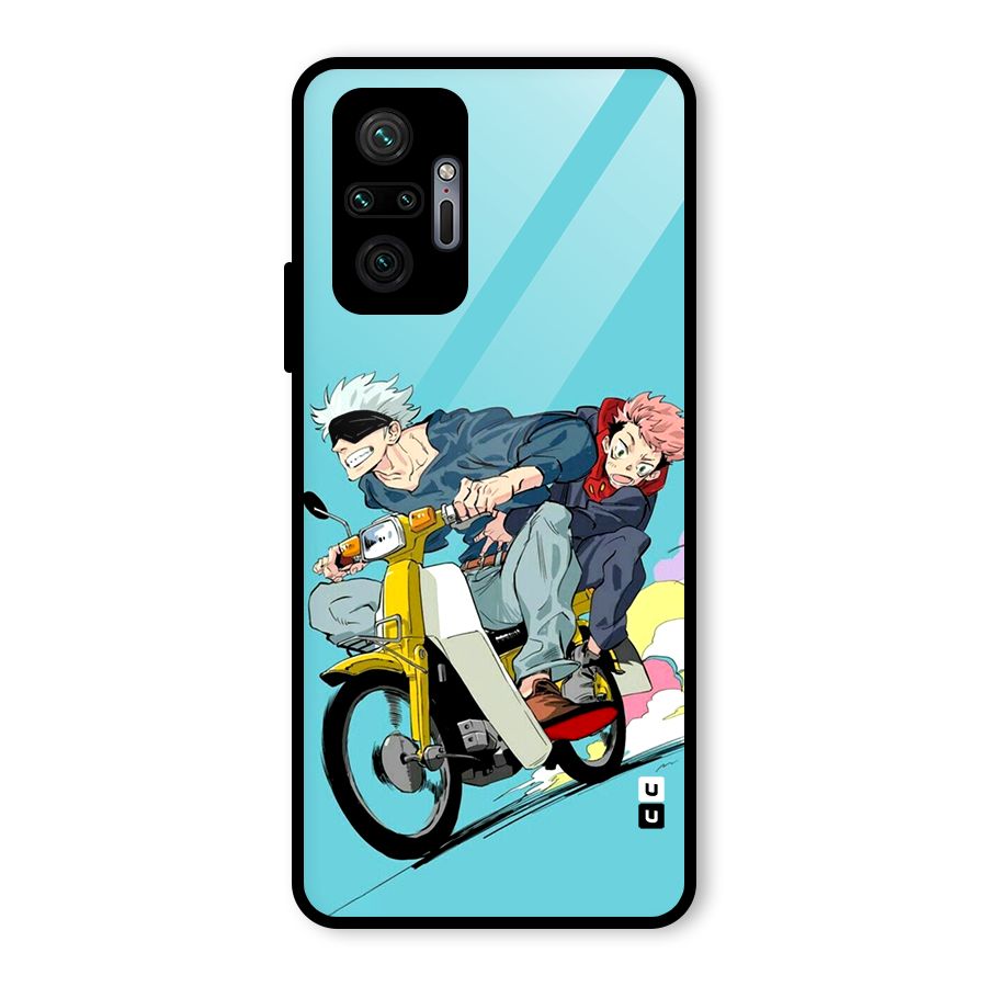 Gojo Ride Glass Back Case for Redmi Note 10 Pro Max