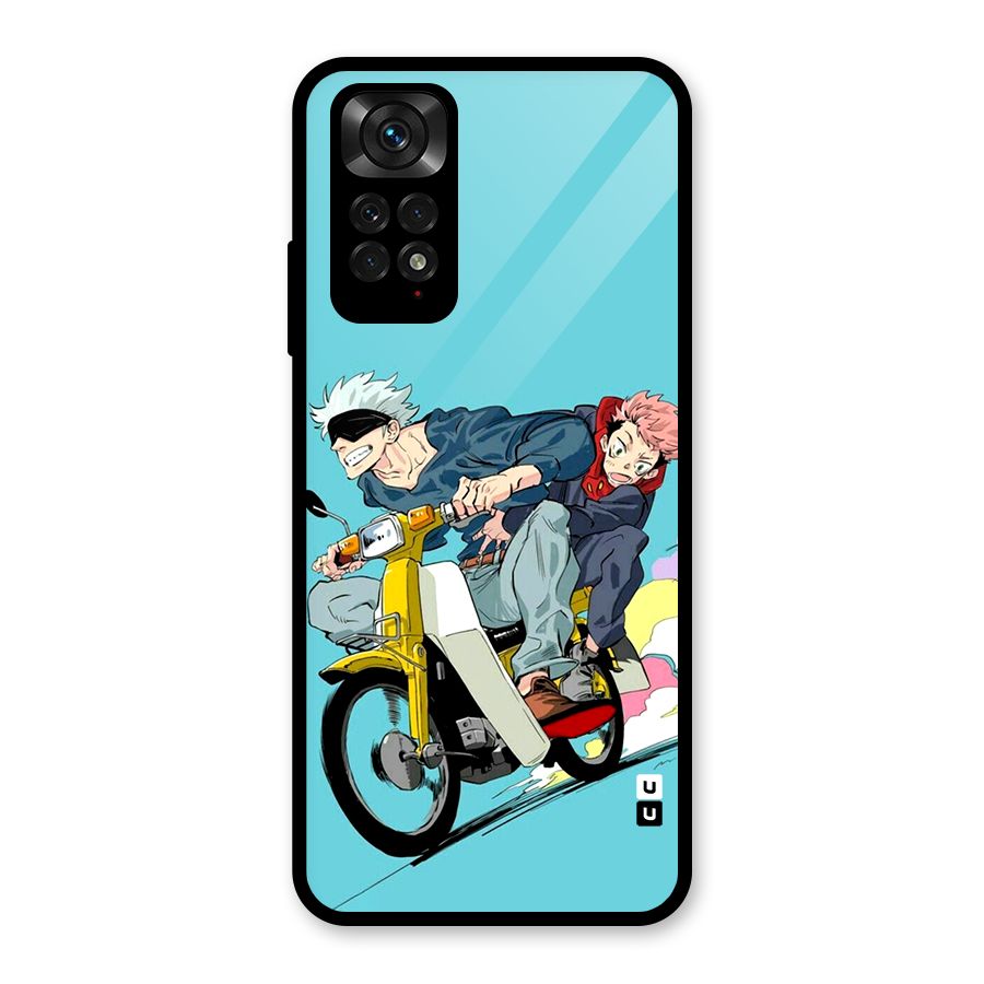 Gojo Ride Glass Back Case for Redmi Note 11