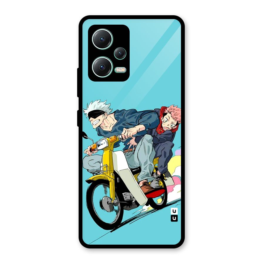 Gojo Ride Glass Back Case for Redmi Note 12 5G