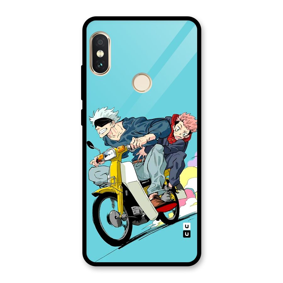 Gojo Ride Glass Back Case for Redmi Note 5 Pro