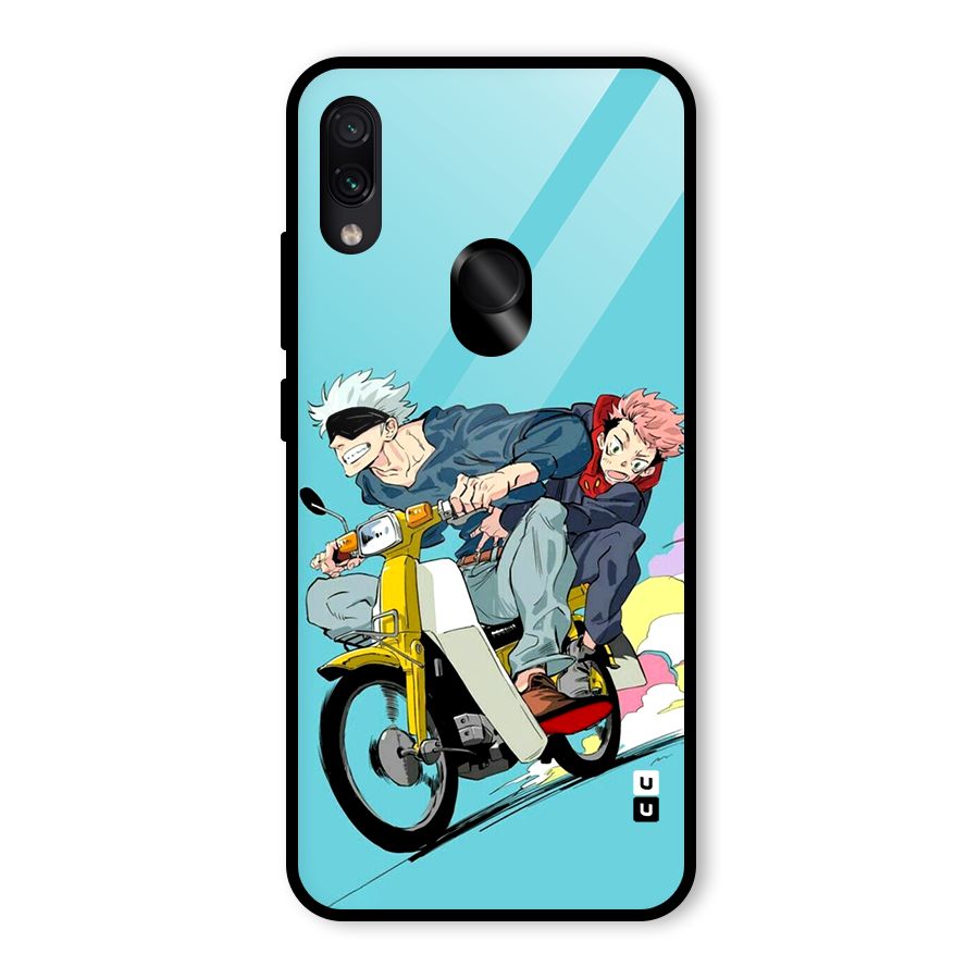 Gojo Ride Glass Back Case for Redmi Note 7 Pro