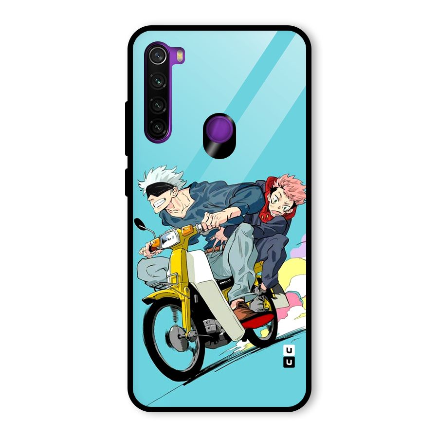 Gojo Ride Glass Back Case for Redmi Note 8