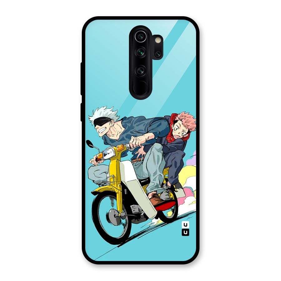 Gojo Ride Glass Back Case for Redmi Note 8 Pro