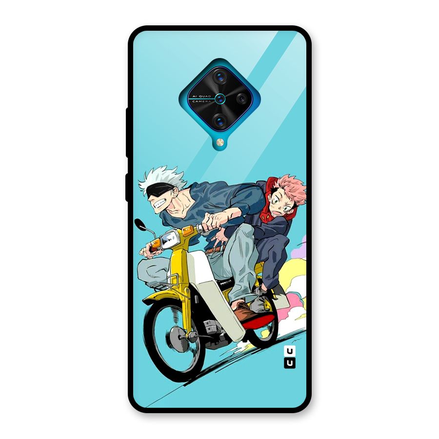 Gojo Ride Glass Back Case for Vivo S1 Pro