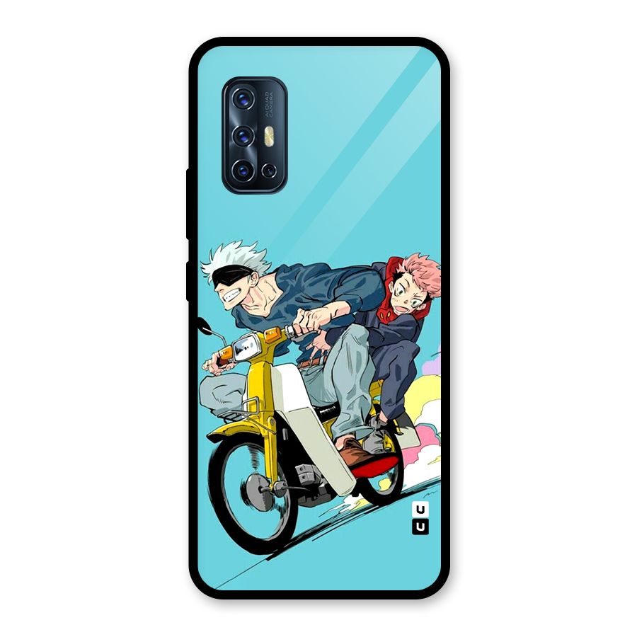 Gojo Ride Glass Back Case for Vivo V17