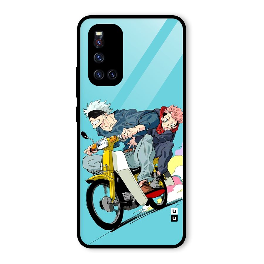 Gojo Ride Glass Back Case for Vivo V19