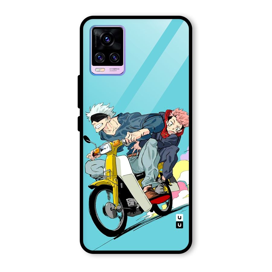 Gojo Ride Glass Back Case for Vivo V20 Pro