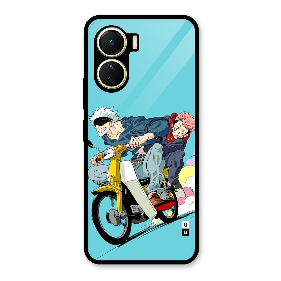 Gojo Ride Glass Back Case for Vivo Y16