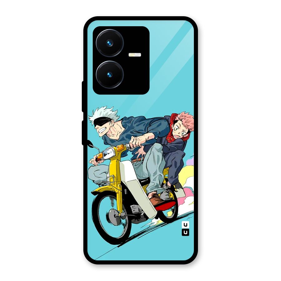 Gojo Ride Glass Back Case for Vivo Y22