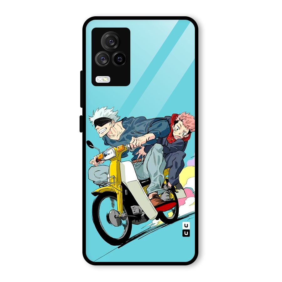 Gojo Ride Glass Back Case for Vivo iQOO 7 Legend 5G