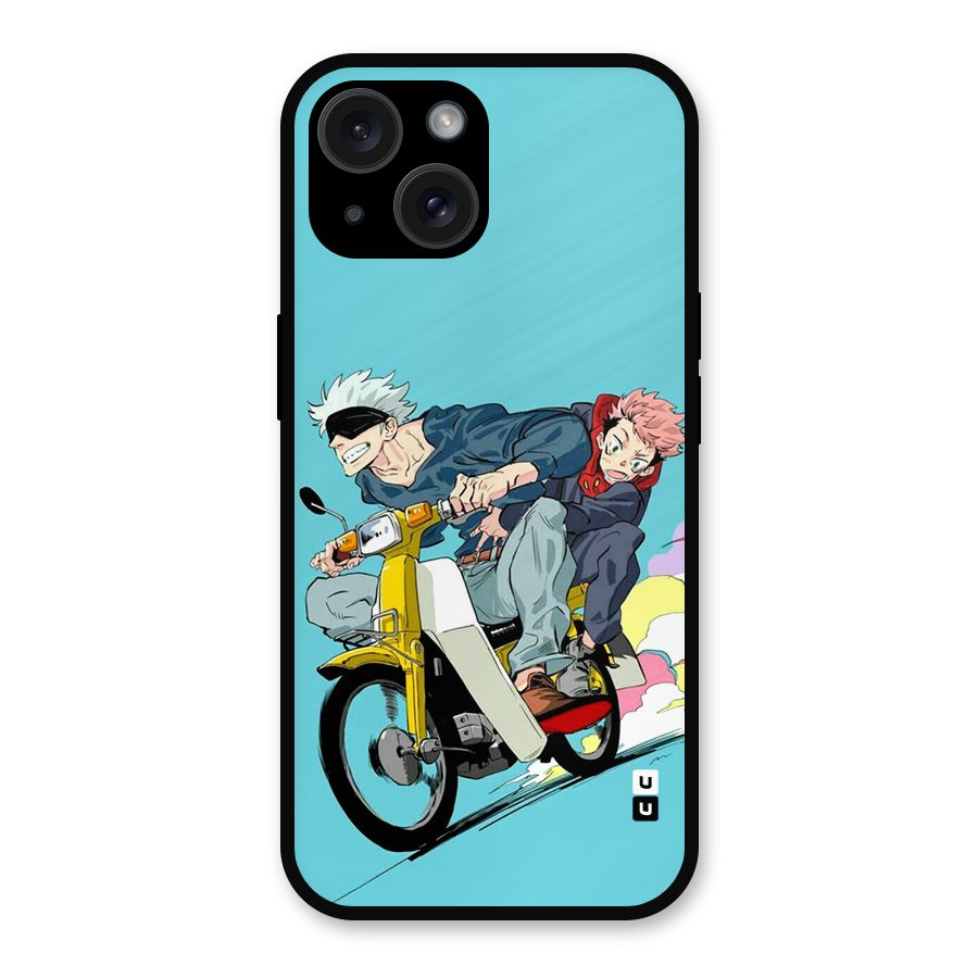 Gojo Ride Metal Back Case for iPhone 15