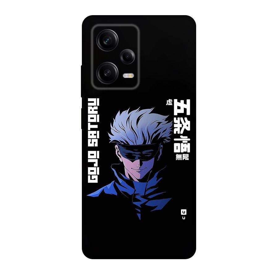 Gojo Sataru Smiles Back Case for Redmi Note 12 Pro