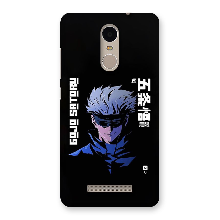 Gojo Sataru Smiles Back Case for Redmi Note 3