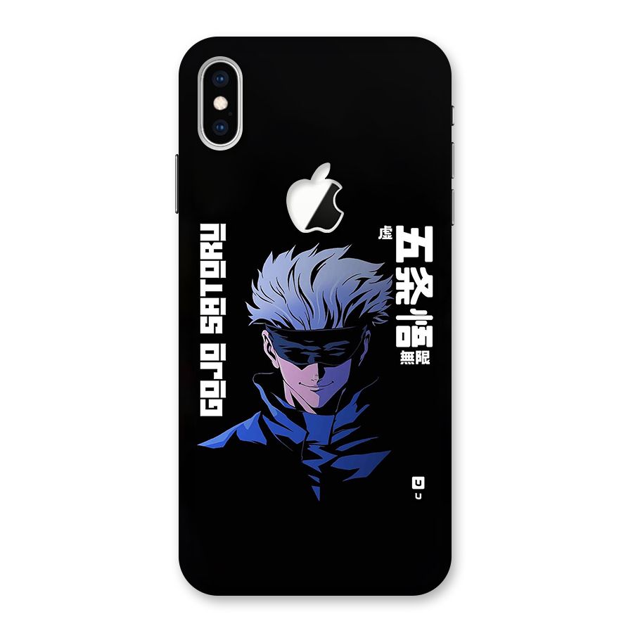 Gojo Sataru Smiles Back Case for iPhone XS Max Apple Cut
