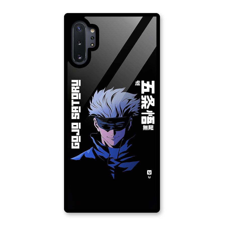 Gojo Sataru Smiles Glass Back Case for Galaxy Note 10 Plus