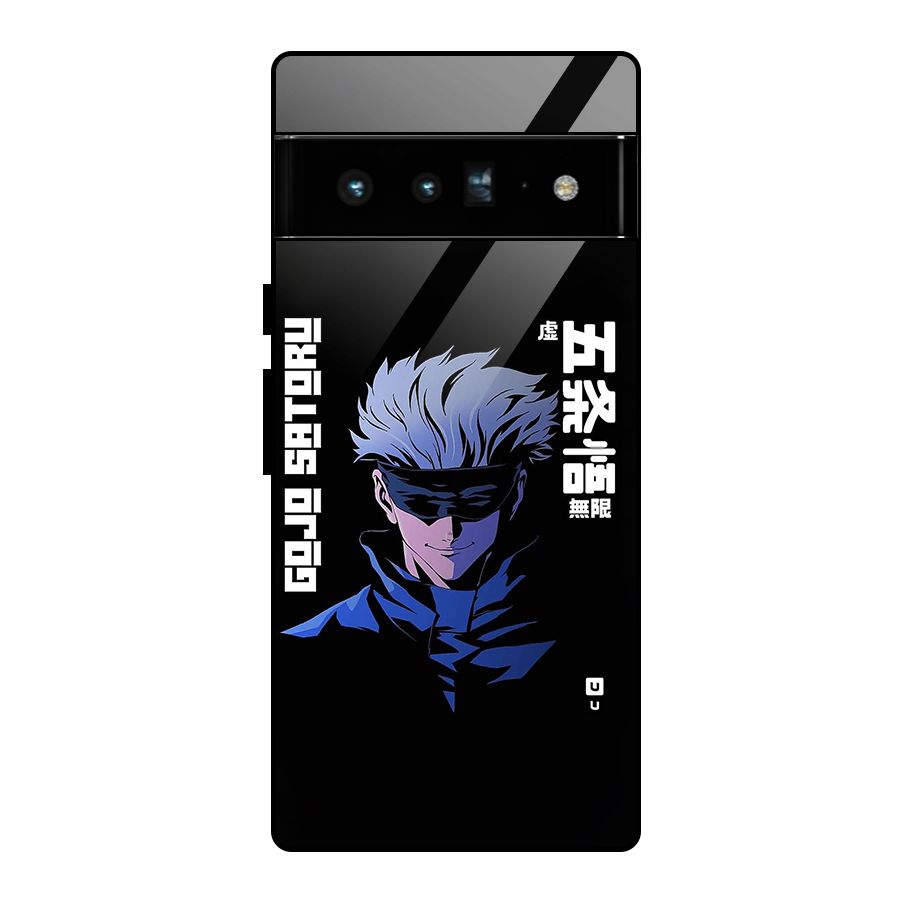 Gojo Sataru Smiles Glass Back Case for Google Pixel 6 Pro