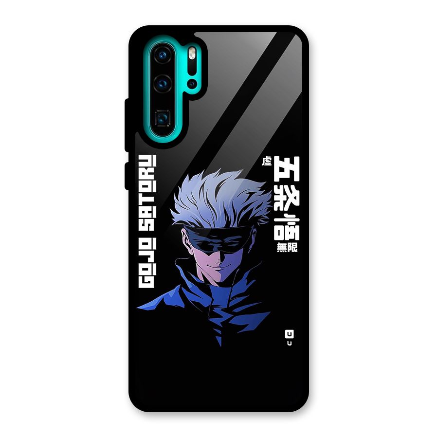 Gojo Sataru Smiles Glass Back Case for Huawei P30 Pro