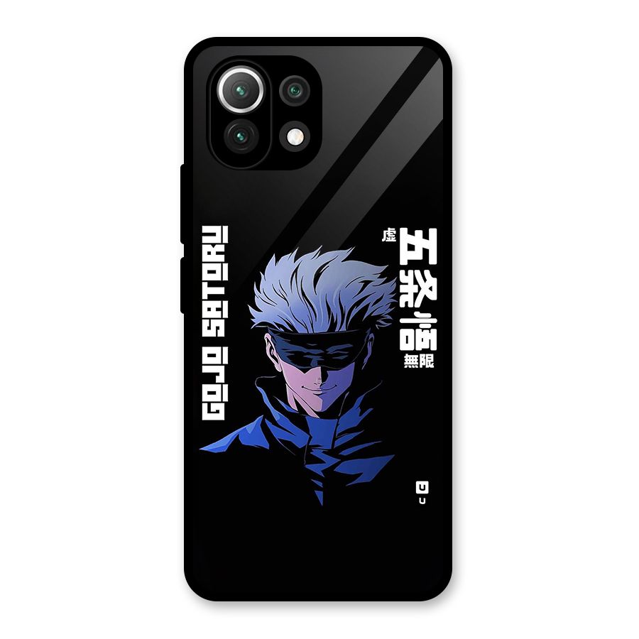 Gojo Sataru Smiles Glass Back Case for Mi 11 Lite