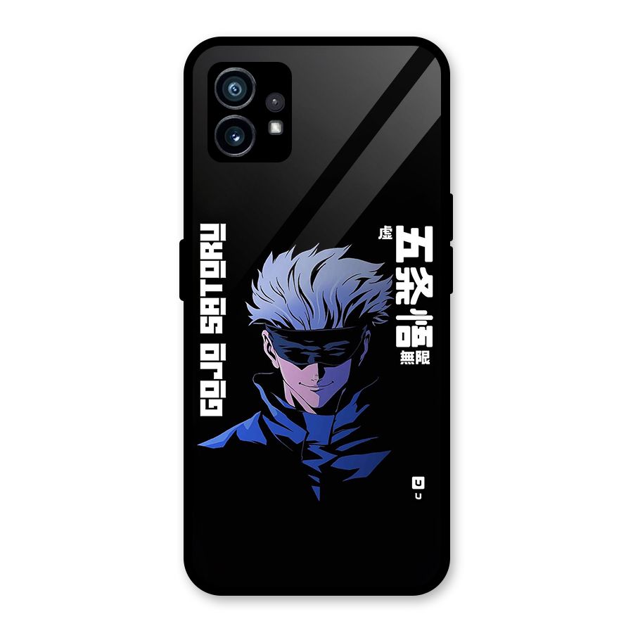Gojo Sataru Smiles Glass Back Case for Nothing Phone 1