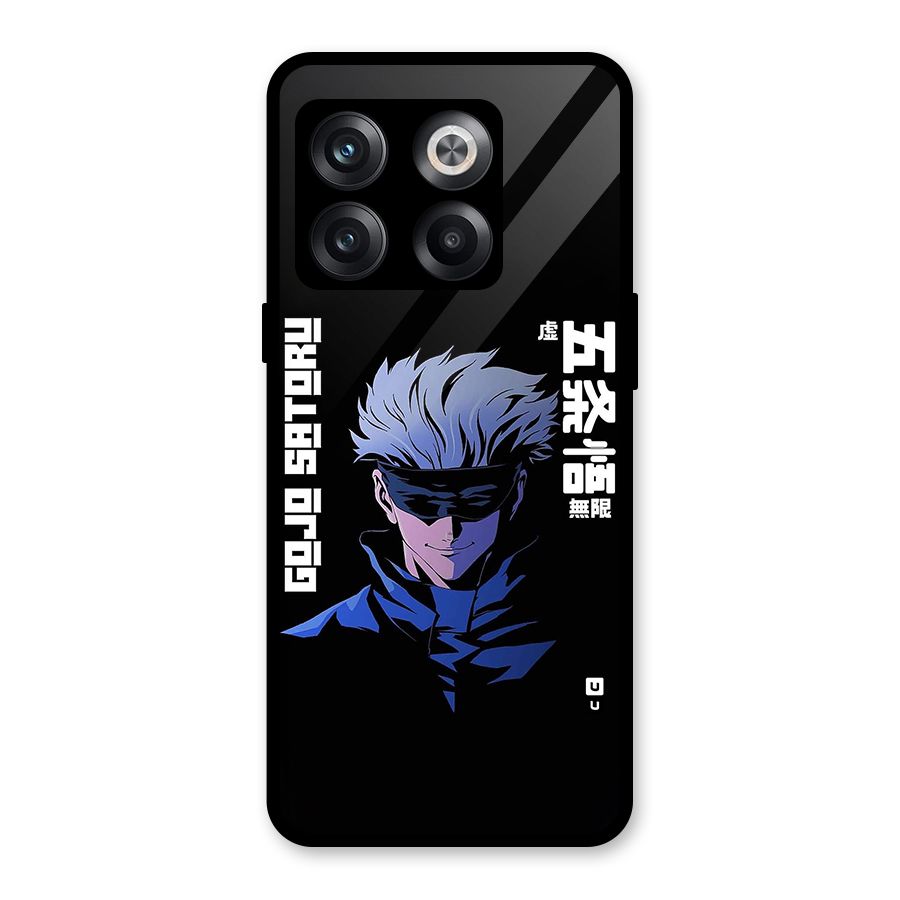 Gojo Sataru Smiles Glass Back Case for OnePlus 10T