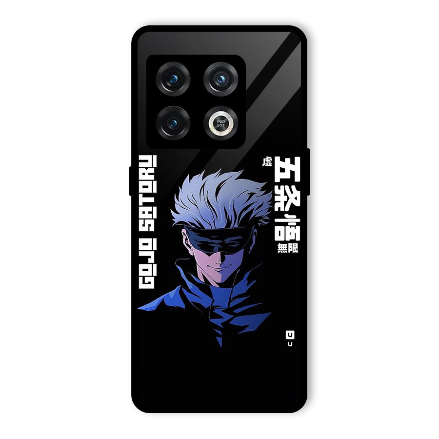 Gojo Sataru Smiles Glass Back Case for OnePlus 10 Pro 5G