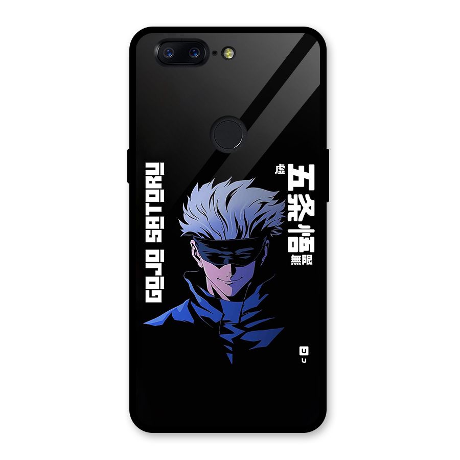 Gojo Sataru Smiles Glass Back Case for OnePlus 5T