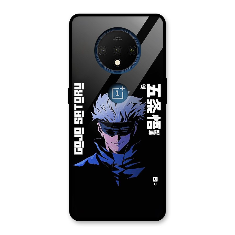 Gojo Sataru Smiles Glass Back Case for OnePlus 7T