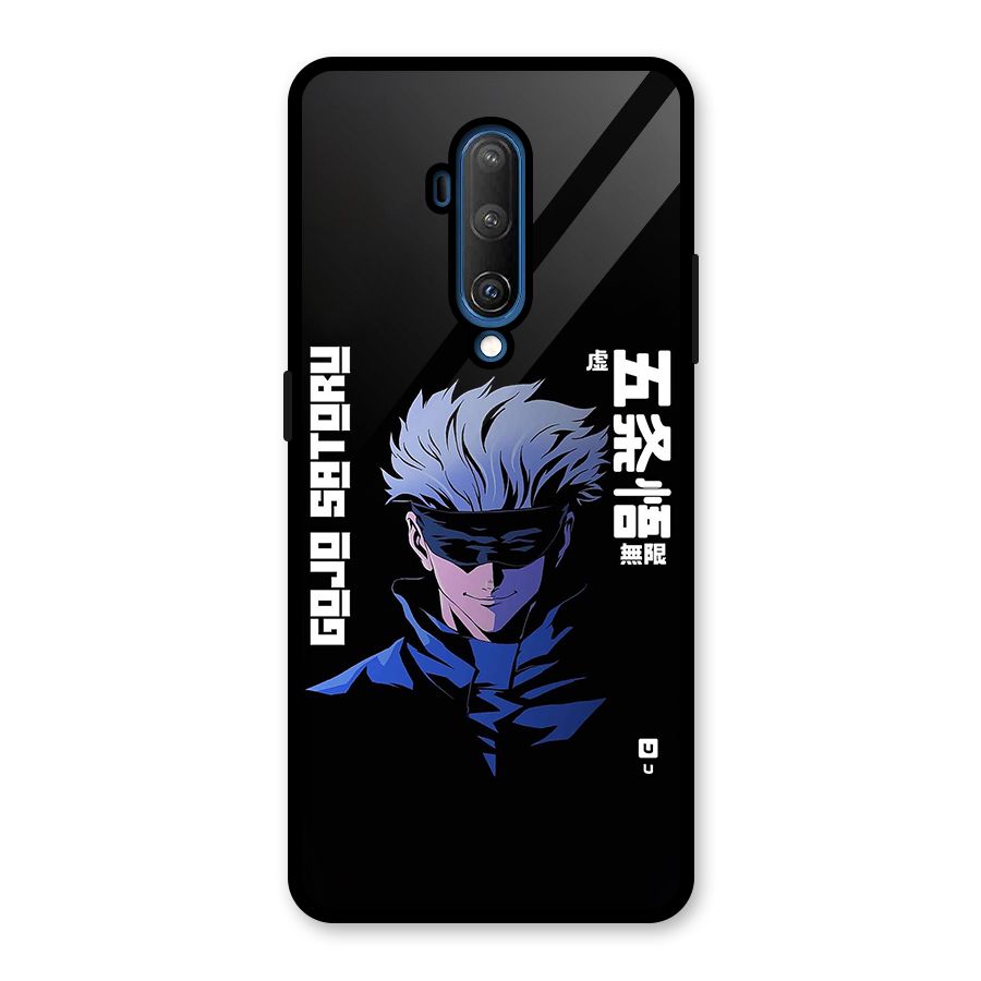 Gojo Sataru Smiles Glass Back Case for OnePlus 7T Pro