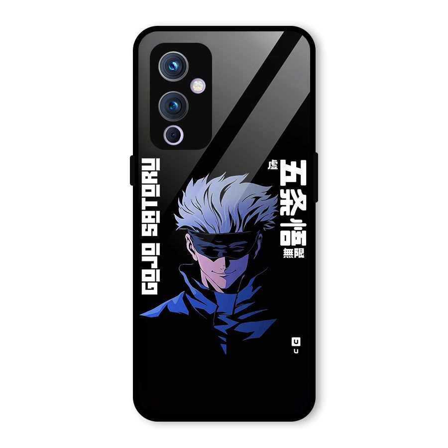 Gojo Sataru Smiles Glass Back Case for OnePlus 9