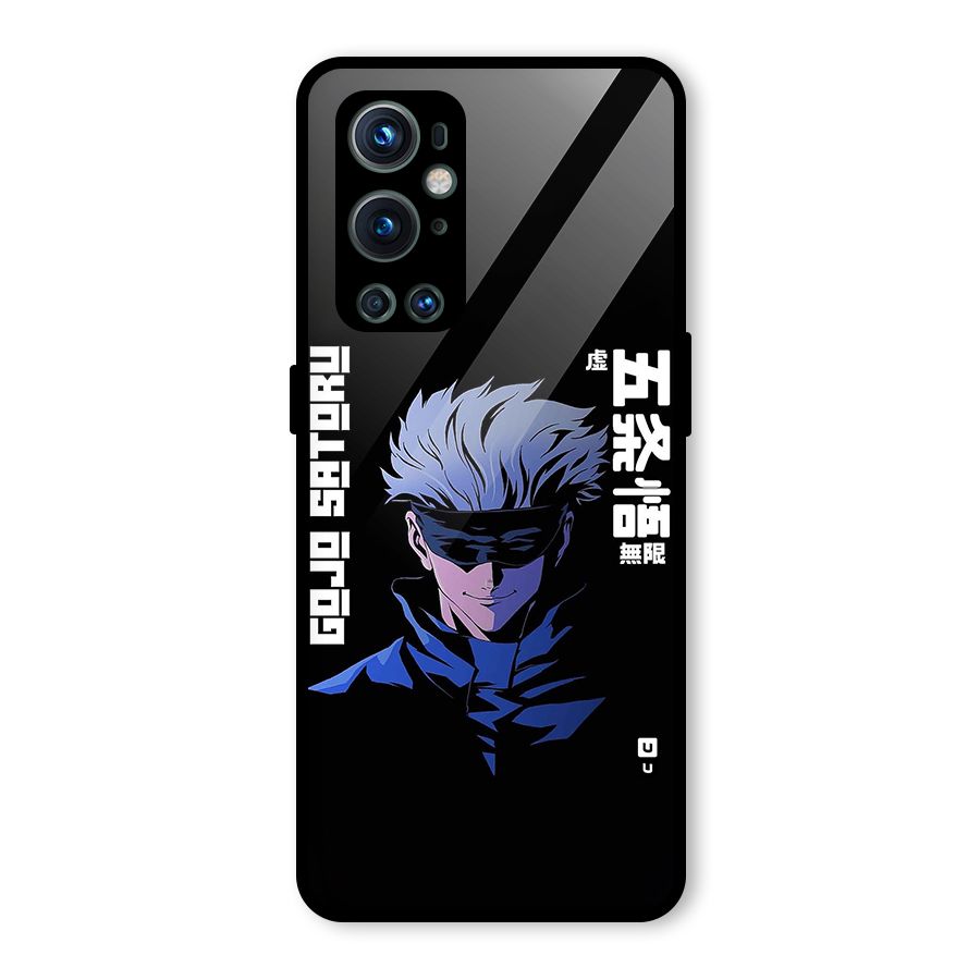 Gojo Sataru Smiles Glass Back Case for OnePlus 9 Pro