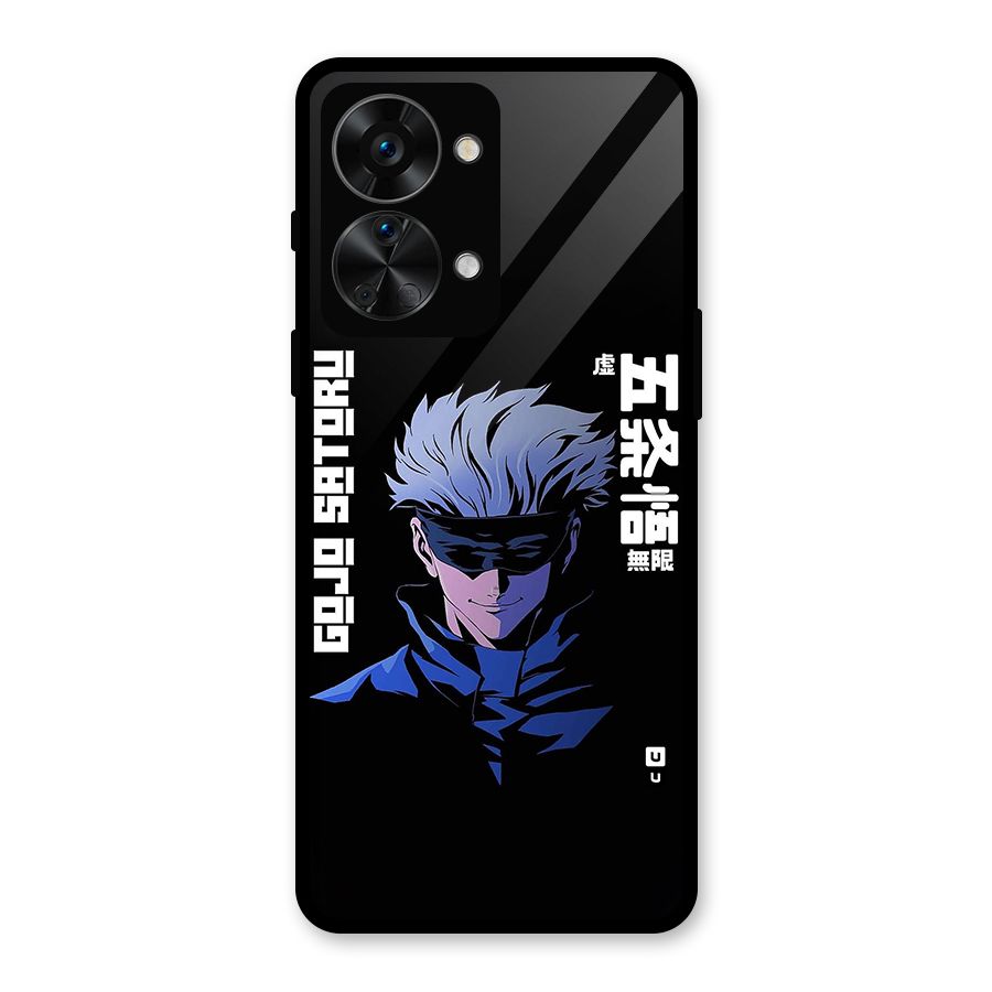 Gojo Sataru Smiles Glass Back Case for OnePlus Nord 2T
