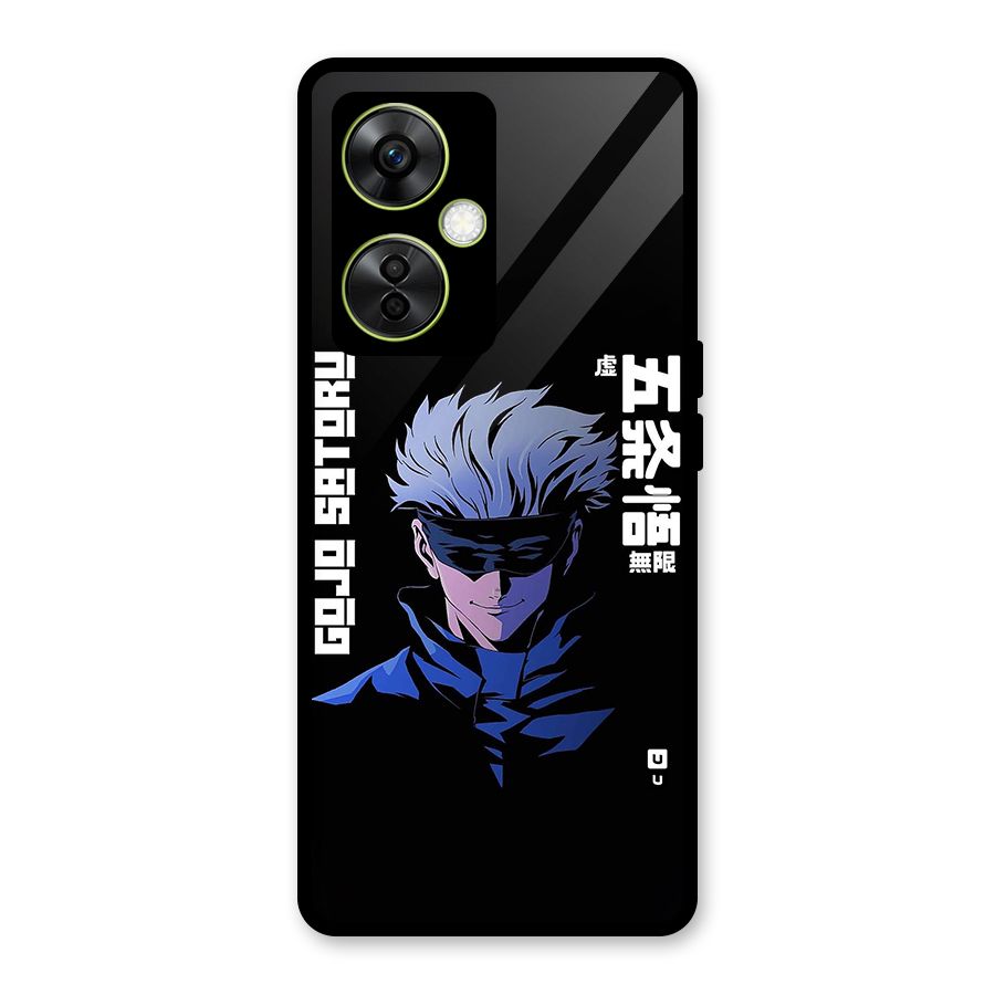 Gojo Sataru Smiles Glass Back Case for OnePlus Nord CE 3 Lite
