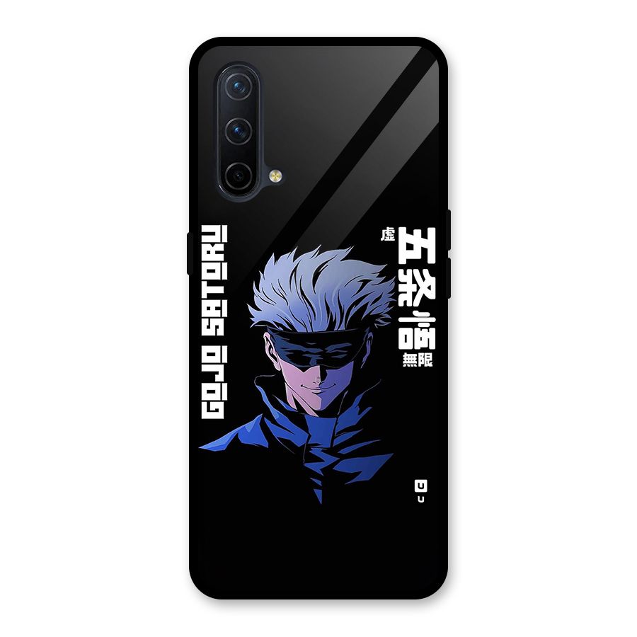 Gojo Sataru Smiles Glass Back Case for OnePlus Nord CE 5G