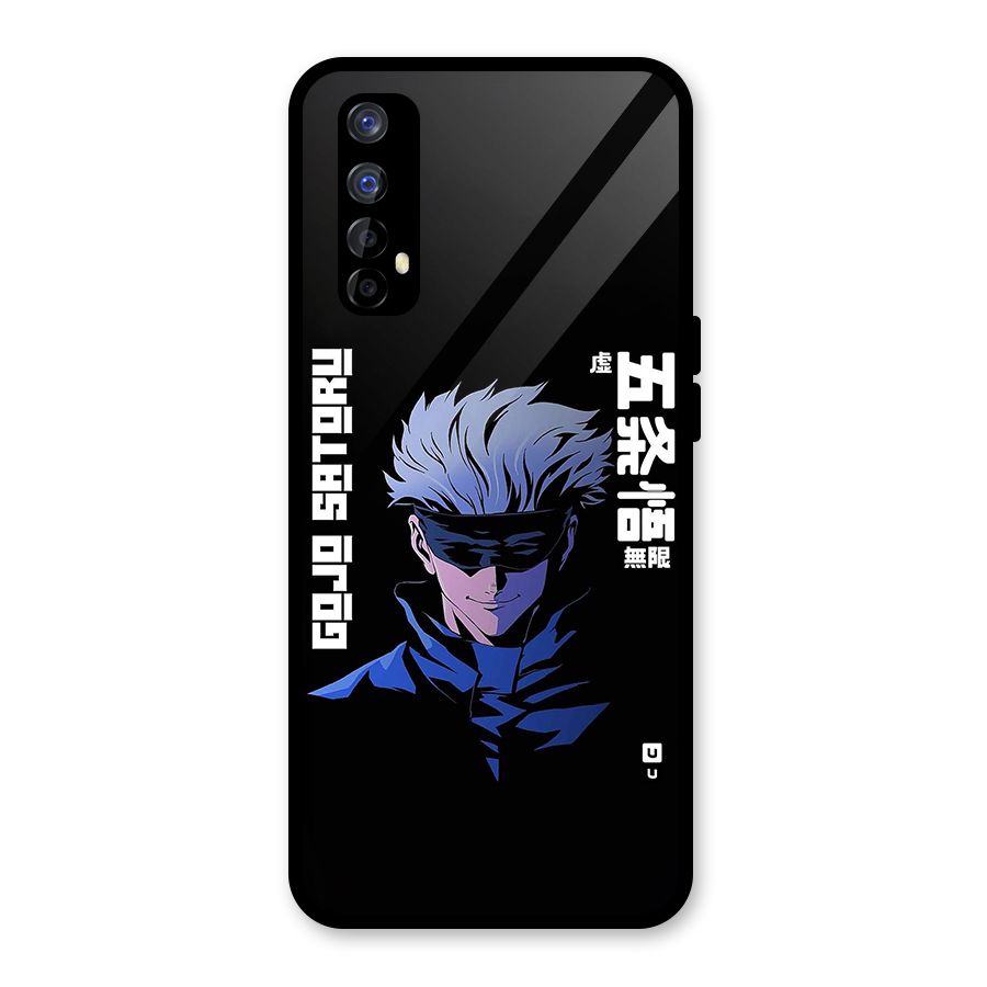 Gojo Sataru Smiles Glass Back Case for Realme 7